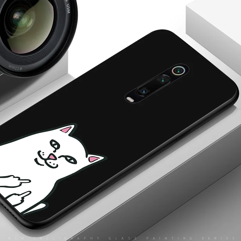 TPUBLK508 Чехол YOUVEI для Coque Red mi K20 Pro, черный мягкий Уретановый Термопластик(tpu), задняя крышка для Xiaomi mi 9 T, чехол для Xiaomi mi 9T Pro, чехол для телефона - Цвет: TPUBLK508