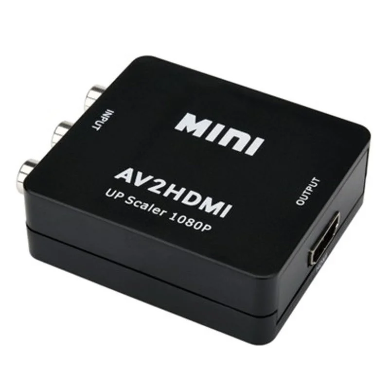 1080 P HDMI Интерфейс к RCA К AV AV2HDMI Мини преобразователь сигнала мини HD Video Converter Box |
