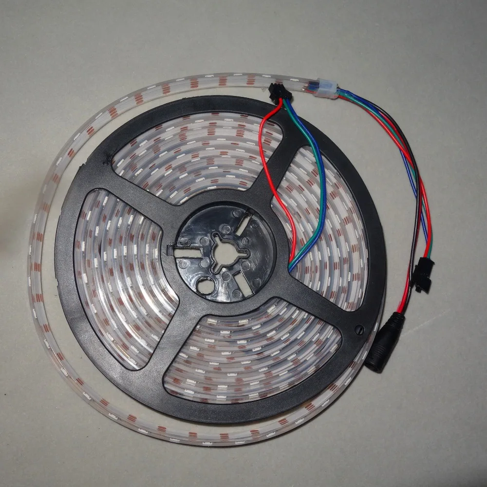 Доступные светодиодные пиксели srip 4m DC5V WS2812B IP68 60 шт. WS2812B/M с пикселями Белая