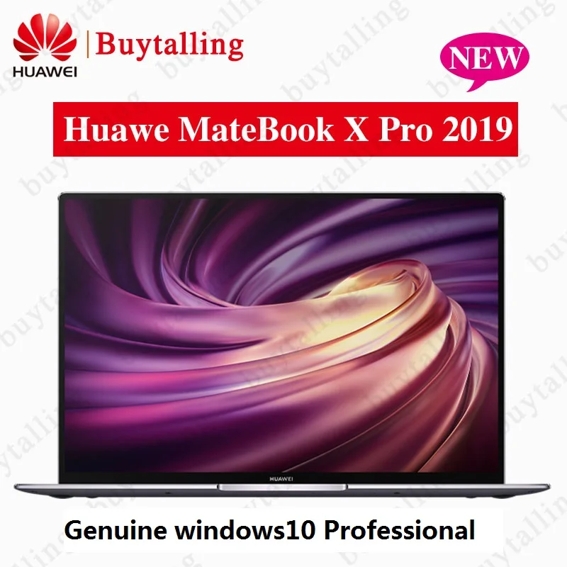 Ноутбук HUAWEI MateBook X Pro 13,9 дюймов GeForce MX250 i5-8265U i7-8565U 8 Гб LPDDR3