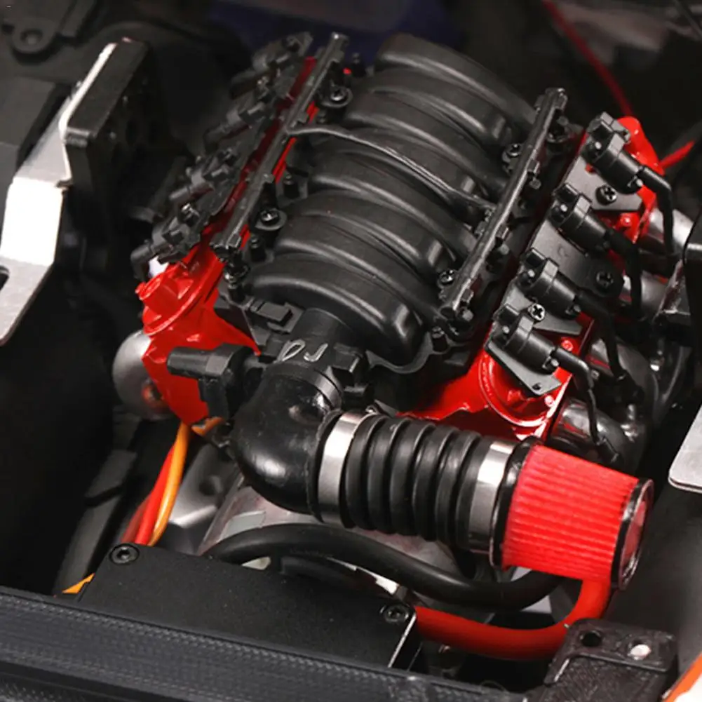 Крышка двигателя V8 радиатор вентилятор охлаждения Универсальный датчик