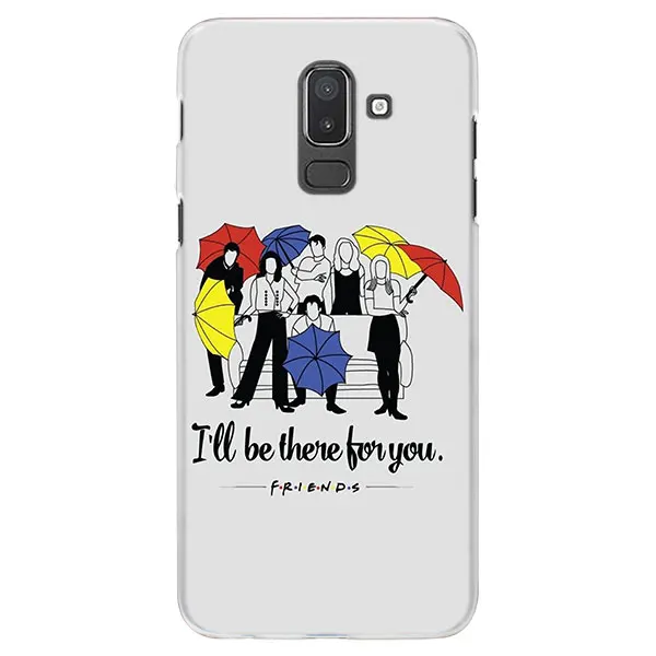 06 Друзья ТВ двери Стиль Clear Frame жесткий чехол для телефона для samsung J3 J5 J7 J7 премьер J4 J6 J8 - Цвет: 06