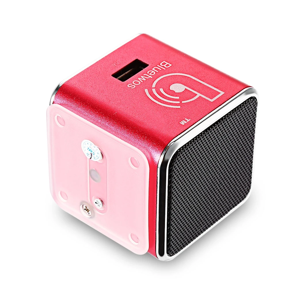 Bluetwo TD V26 Mini Speaker Портативный Цифровой ЖК ДИСПЛЕЙ Звук Micro SD/TF Fm радио Музыка Стерео