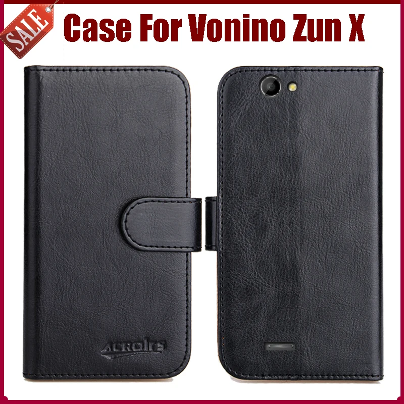 

Hot Sale! Vonino Zun X Case New Arrival 6 Colors High Quality Flip Leather Protective Cover For Vonino Zun X Phone Case