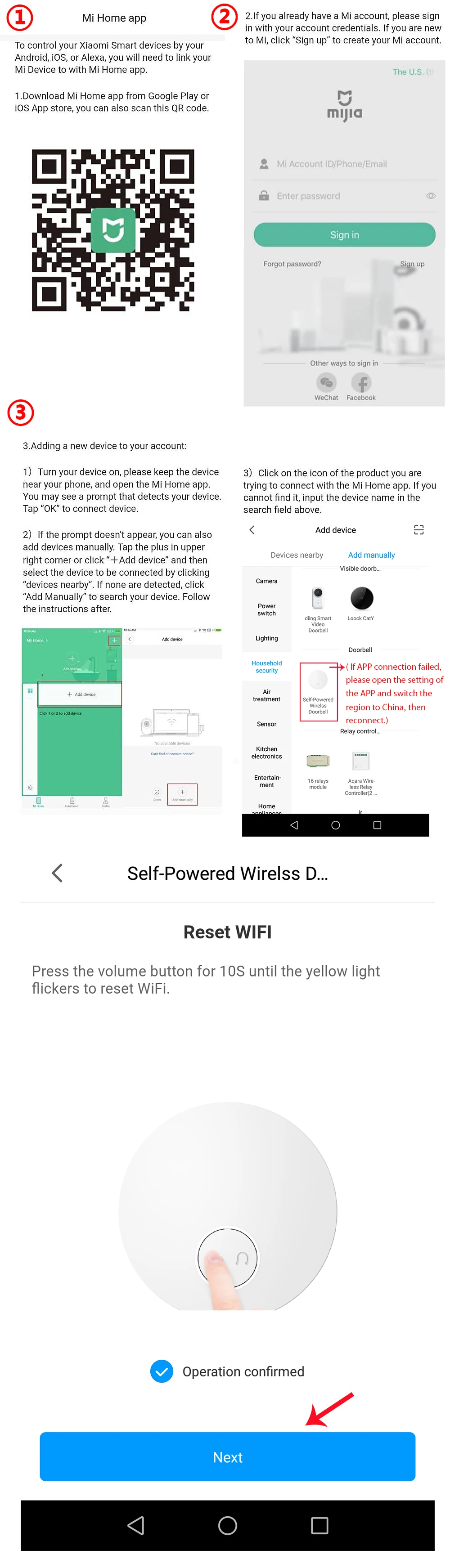 Беспроводной дверной звонок Xiaomi Mijia Linptech Wi-Fi с функцией интеллектуального управления памятью от Mijia 110-240 В переменного тока