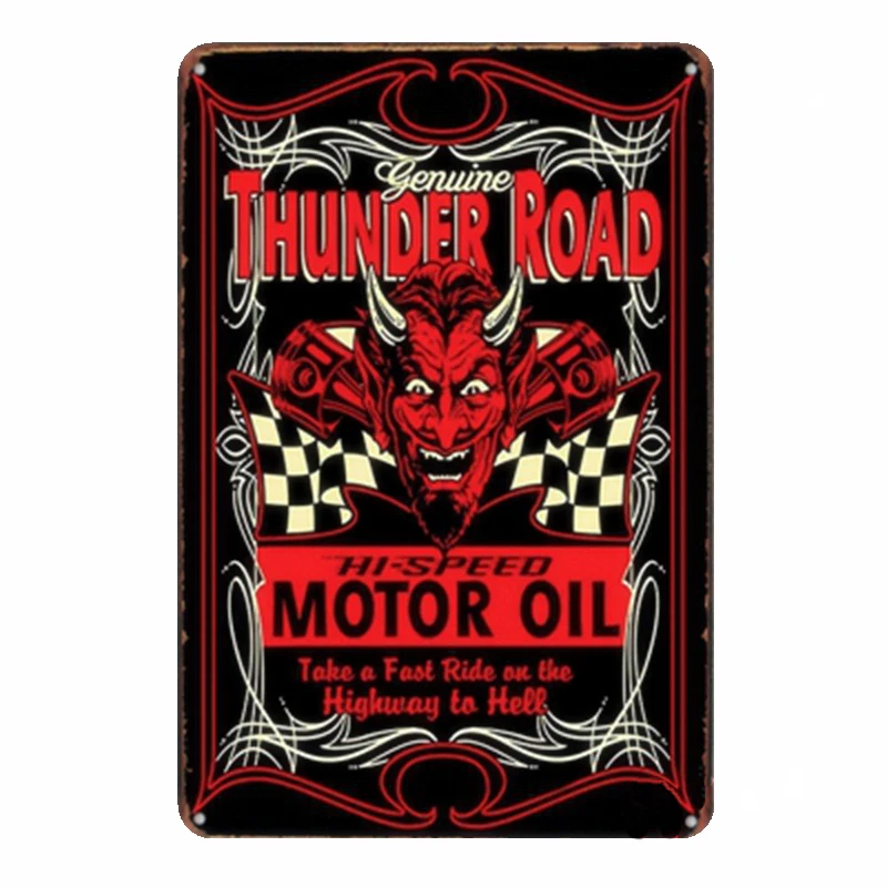 Rod Retro Plaque Tin Sign Art Wall Decor Garage House Cafe Bar Vintage Metal Signs Last Stop Iron Poster Pictures 20*30cm | Дом и сад