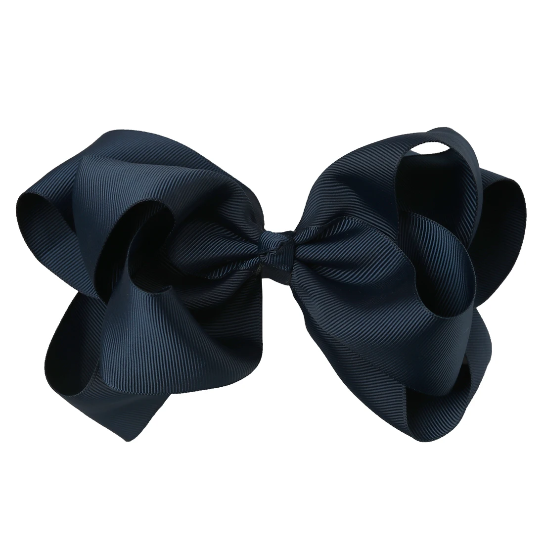 6&quot Double Stacked Grosgrain Ribbon Boutique Hair Bow with Clips Large Plain Clip Hairpins Girls Accessories 15 Color | Детская