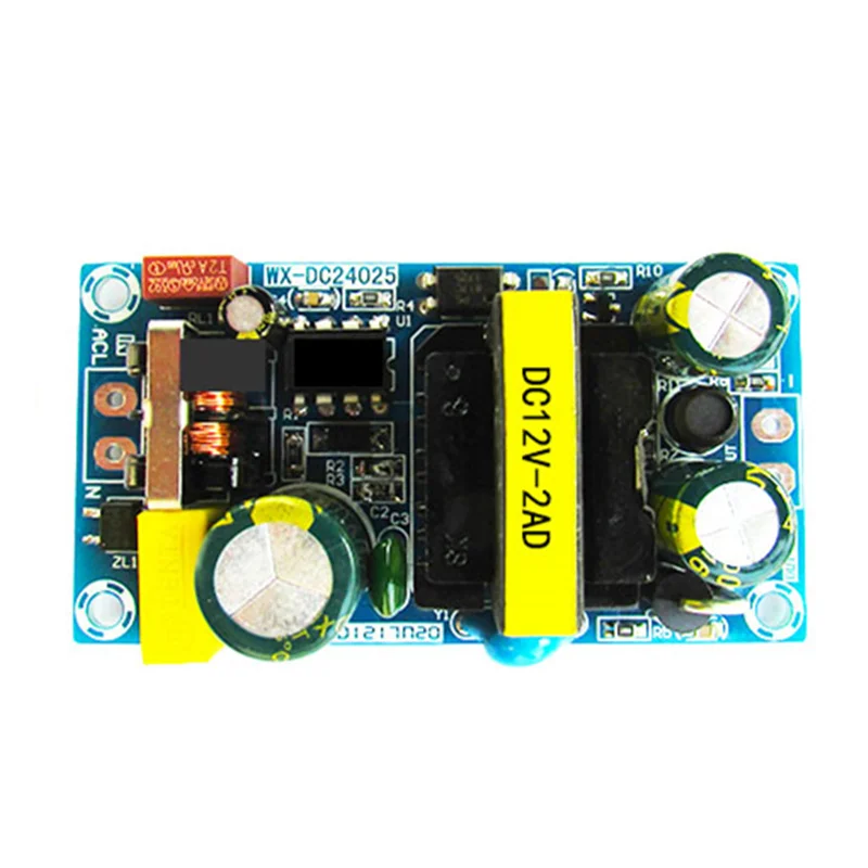 AC DC модуль источника питания 100 265V to 12V 2A 24W импульсная плата питания|Импульсный