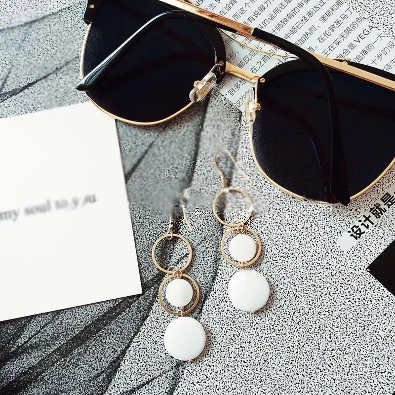 2016 Новинка элегантные длинные Ленточки кулон Серьги модные женские туфли Jewelry