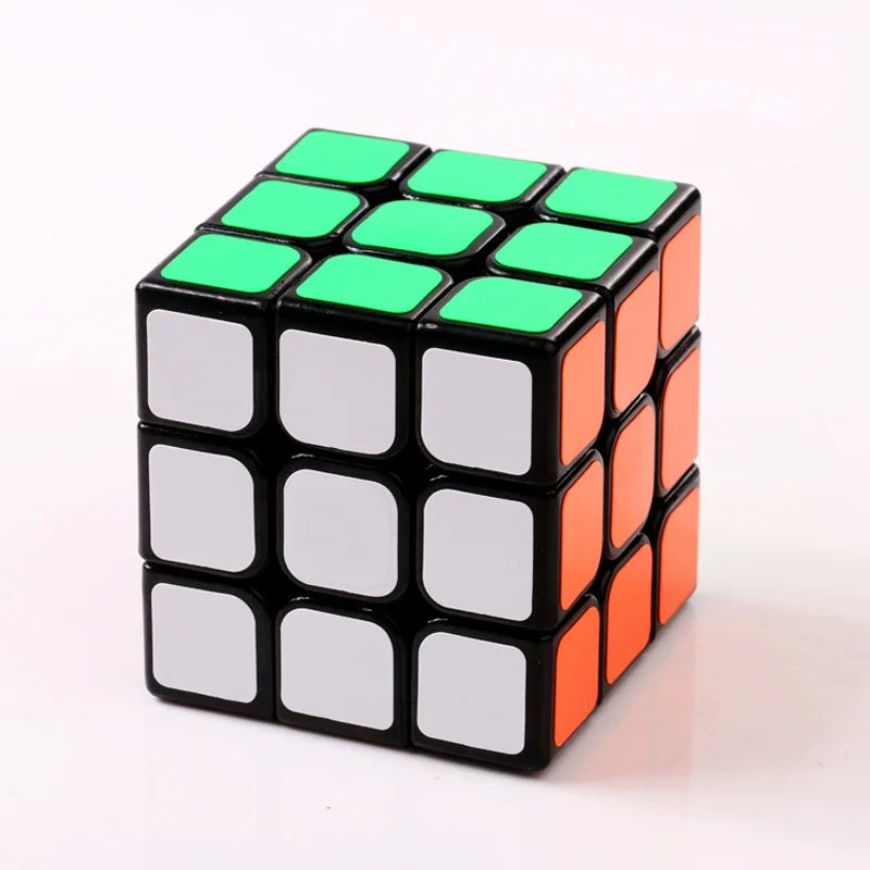 BlackA Laburuik 5,6 см Мини Классический 3x3x3 волшебный кубик-Рубика, профессиональная конкуренции Скорость куб волшебные наклейки головоломки игрушки Magic Cube мальчиков Лидер продаж - Цвет: BlackA