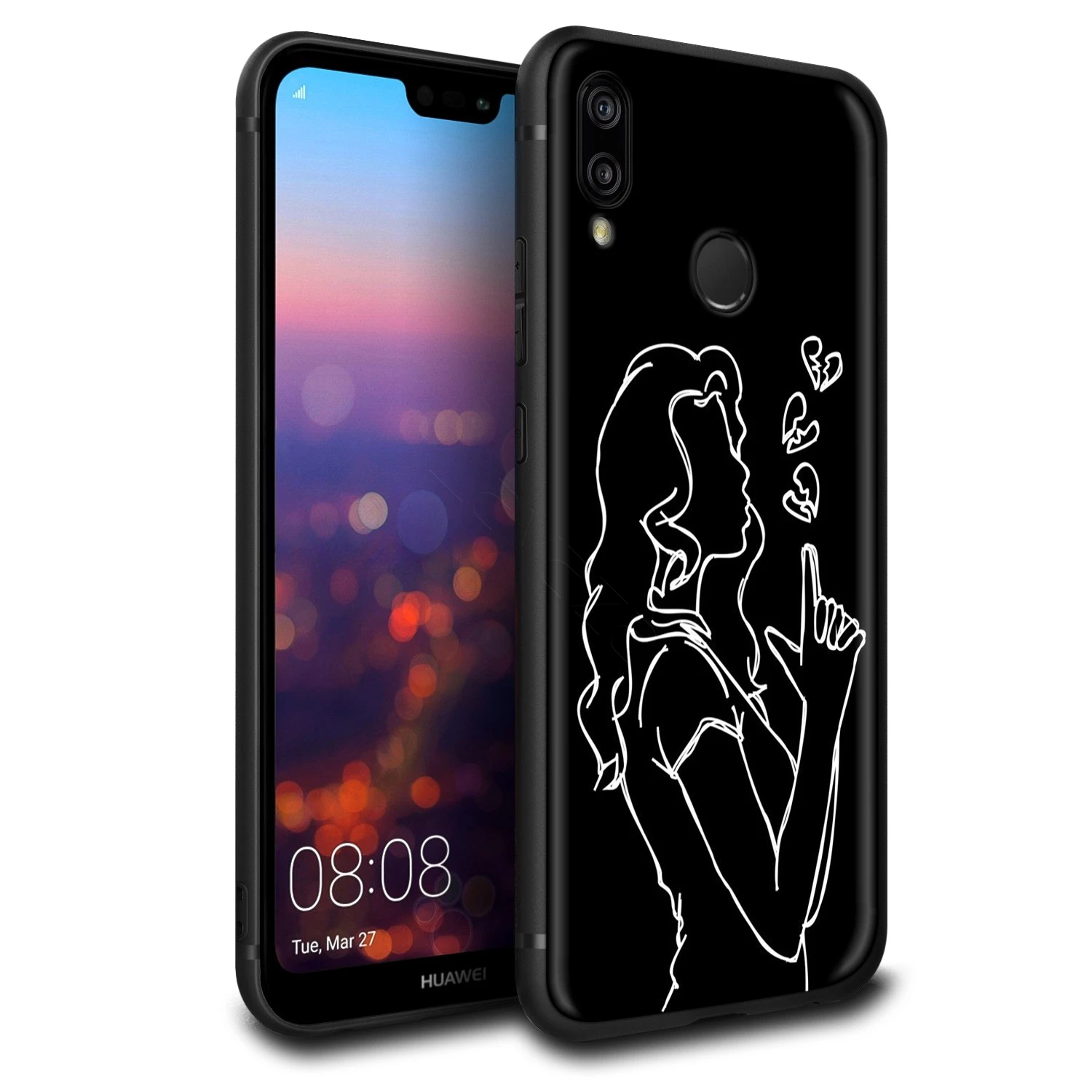 Lavaza Kpop Сердце Любовь палец чехол для Huawei P30 P20 P10 P9 P8 Mate 20 10 Pro Lite P Smart 2017|Бамперы| |