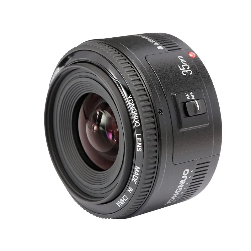 Объектив YONGNUO YN35mm объектив 35 мм F2 AF/MF широкоугольный с фиксированным/Прайм