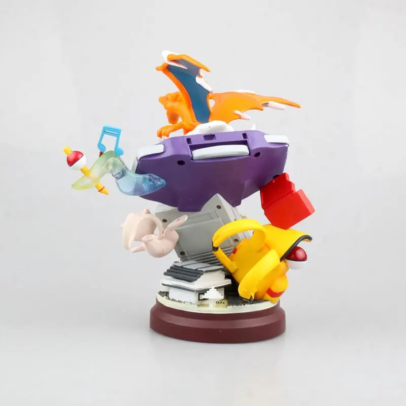 19 см аниме Pika Mewtwo Charizard фигурка модель игрушки милые Покемоны фигурка игрушки сказочные украшения комнаты игрушки для детей