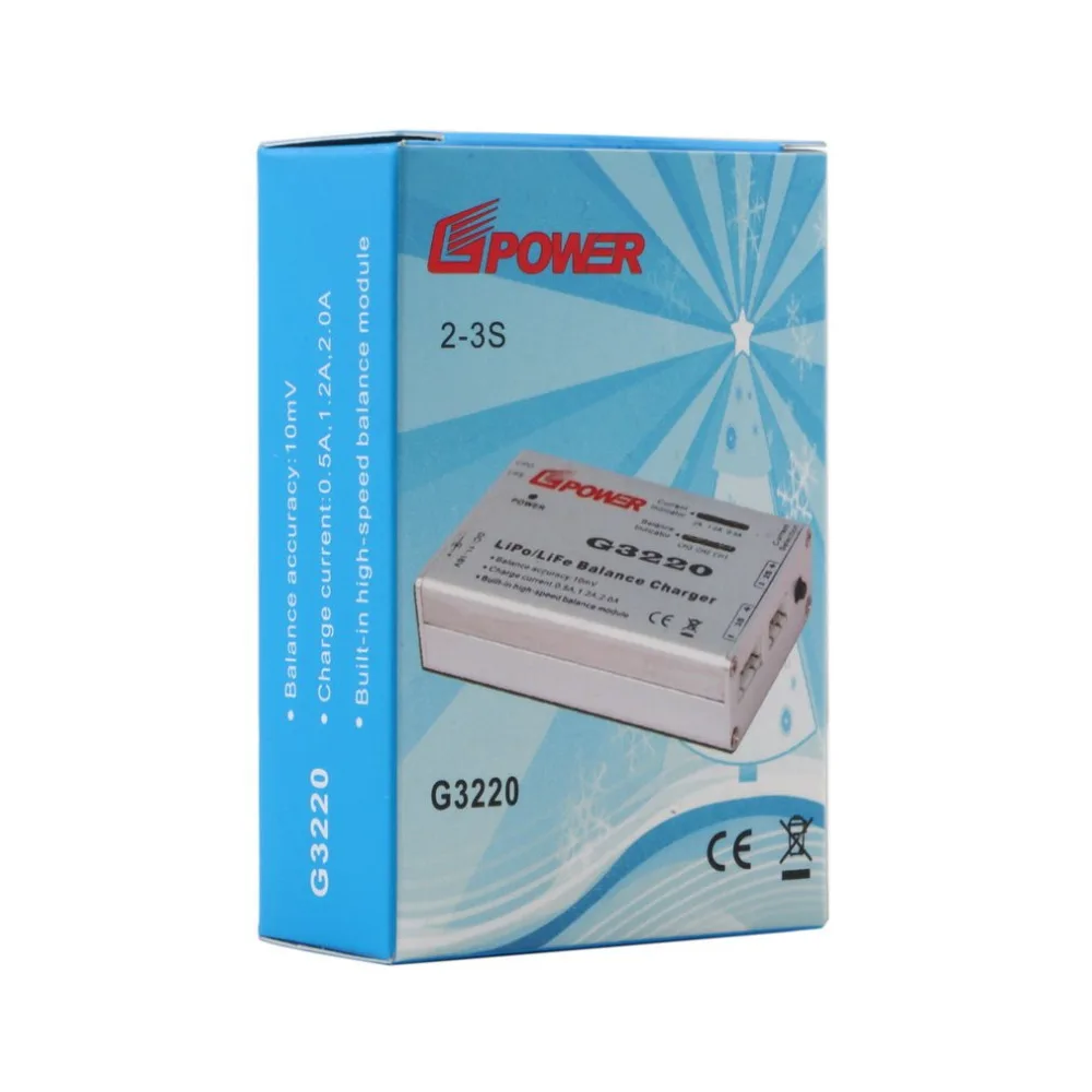 Портативный G3220 Lipo аккумулятор Зарядка скорость баланс зарядное устройство