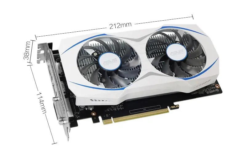 ASUS GTX1050ti DUAL-GTX1050TI-4G настольный компьютер видеокарта 4g