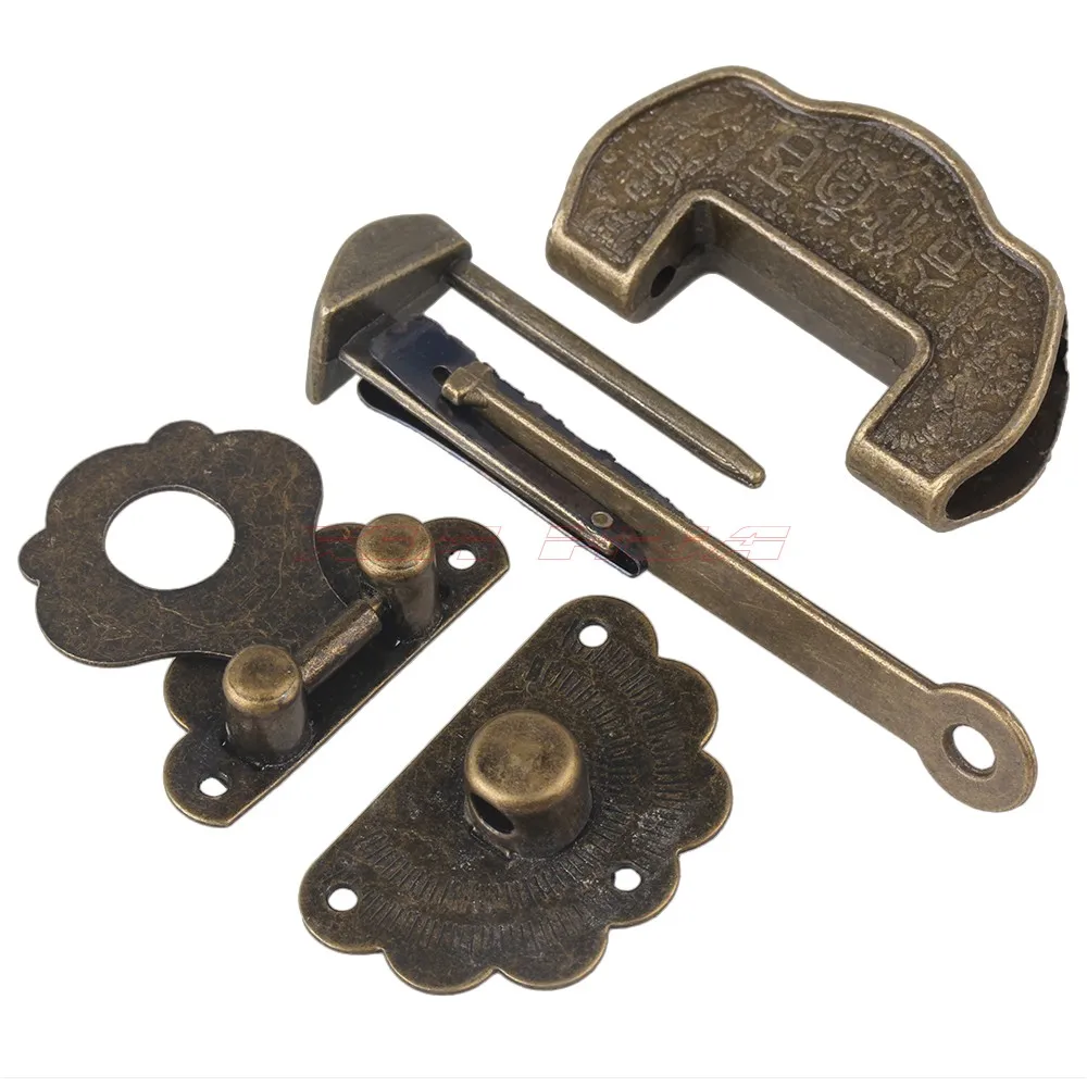 1 компл. античный замок из бронзы в китайском старинном стиле + с китайской