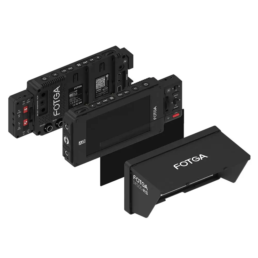 FOTGA DP500IIIS A50TLS " FHD видео накамерный сенсорный экран полевой монитор 3D Lut 1920x1080 HDMI 4K вход/выход 700cd/m2 для GH5