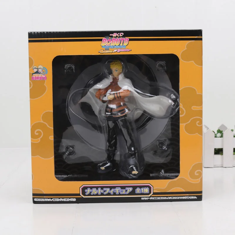 Naruto with box Наруто боруто следующие поколения Узумаки Наруто Саске ПВХ фигурка Коллекция Модель Детские Куклы Фигурки игрушки - Цвет: Naruto with box