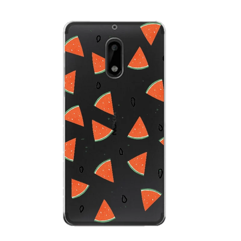 Cloud Soft Clear TPU Phone Case For Nokia3 5 6 8 N540 N640 N535 N830 Fundas Flamingo Printed Coque Flora Bag Cover Free Shipping | Мобильные
