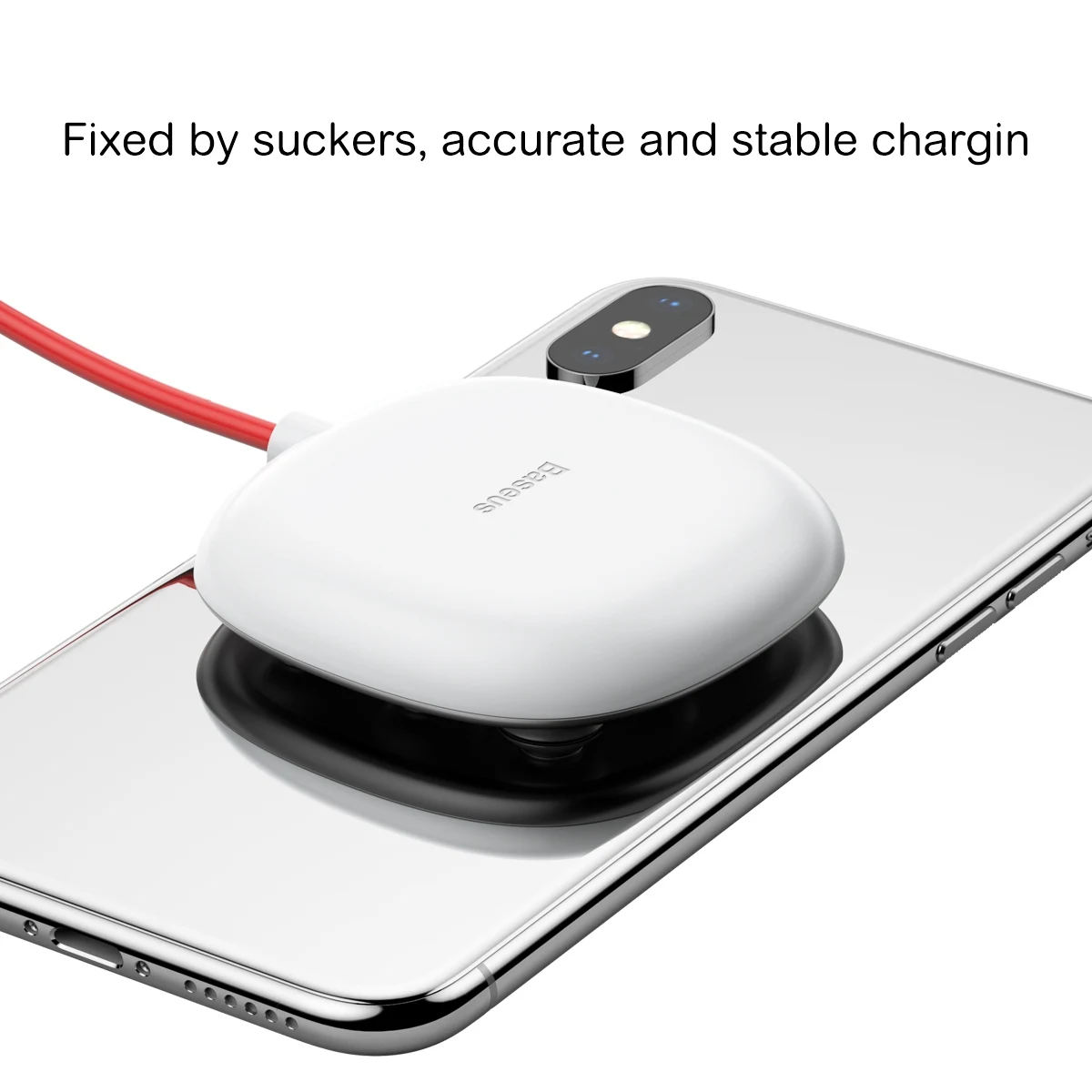 Baseus паук присоски Беспроводной Зарядное устройство для iPhone XR XS Max Портативный