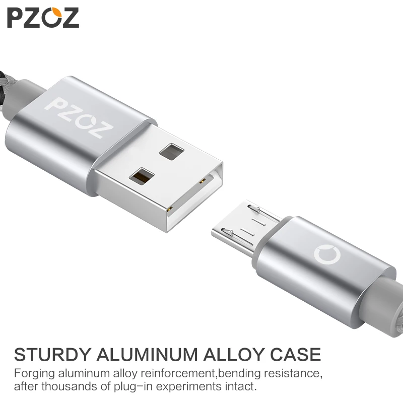 PZOZ Micro USB кабель Быстрая зарядка телефон зарядное устройство адаптер кабель для передачи данных для samsung Xiaomi huawei MEIZU SONY Android зарядка Microusb
