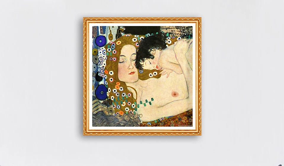 Gustav KLIMT 5d алмазная картина для мамы Любовь узор полная Алмазная вышивка, наборы для вышивки крестиком для рождественского декора наклейки