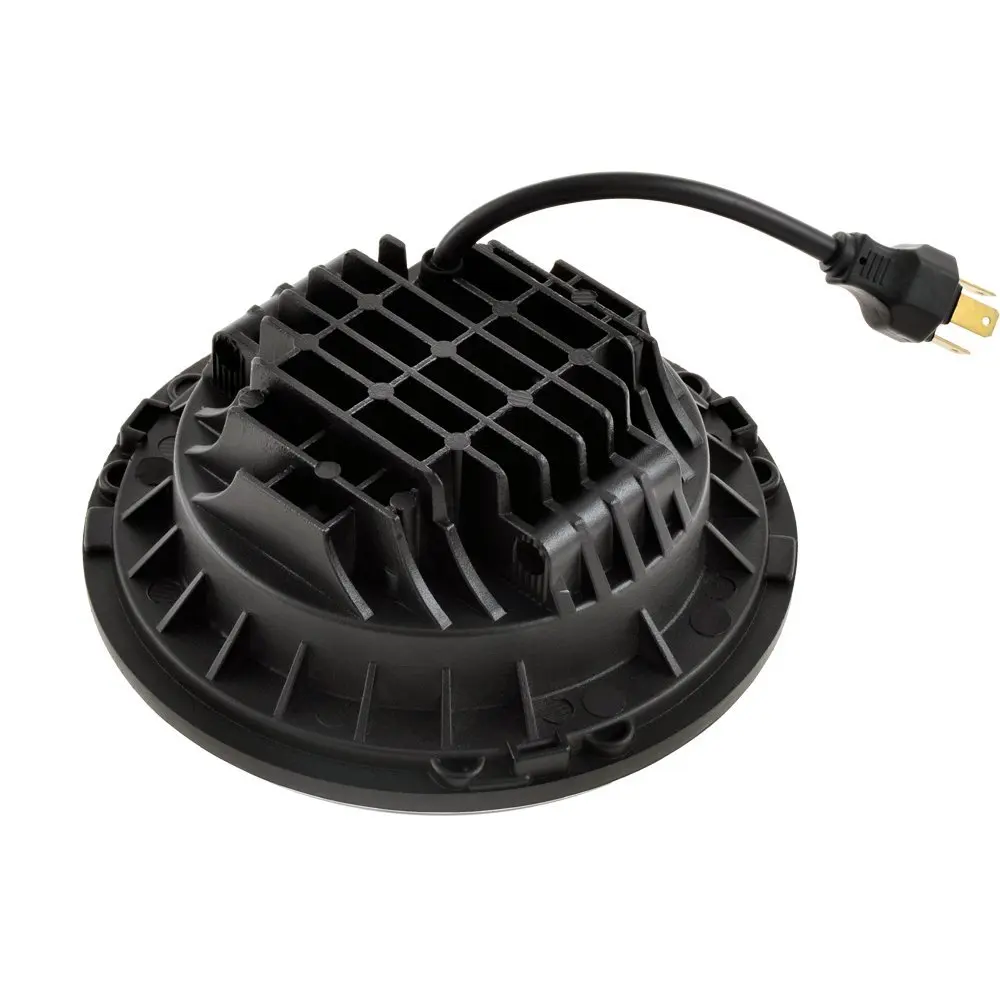 Низкая Цена! 7&quot Светодиодные Круглые Фары ДХО для Jeep Wrangler 07 15 Hummer Toyota Defender Daymaker
