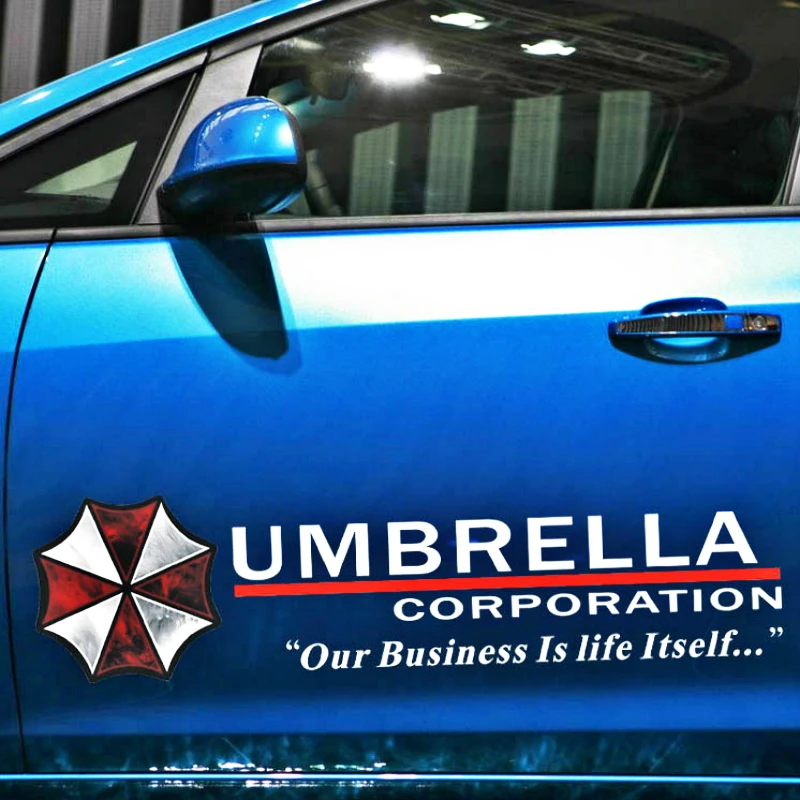 Volkrays Umbrella Corporation Светоотражающая наклейка на боковую дверь автомобиля Наклейка