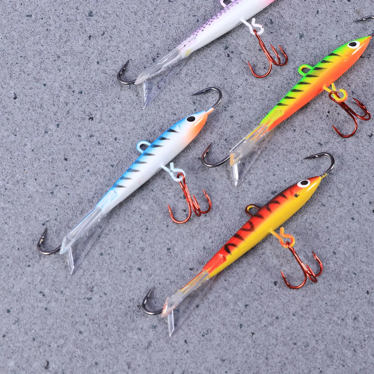 4 шт. рыболовные приманки гибкие искусственные пожизненные снасти инструмент для