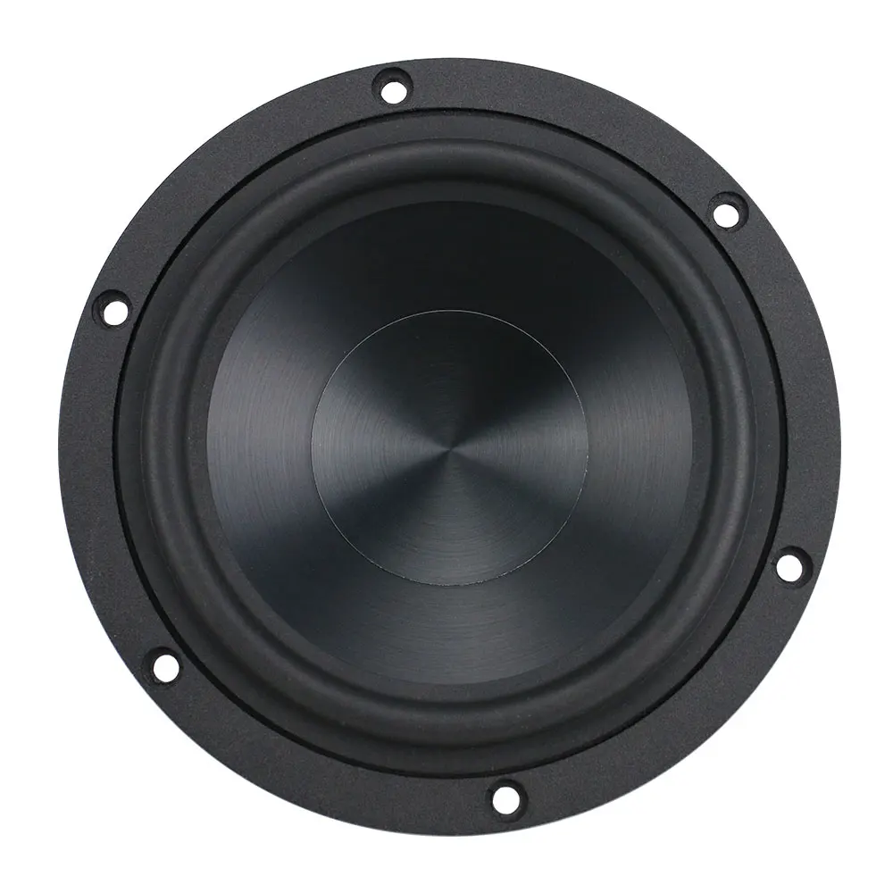 GHXAMP 5.25 Inch Bass Speaker 60W Woofer Unit HiFi Aluminum Ceramic Black Diamond Cast Booksheft Home Theater 55HZ-3.2KHz 4OHM