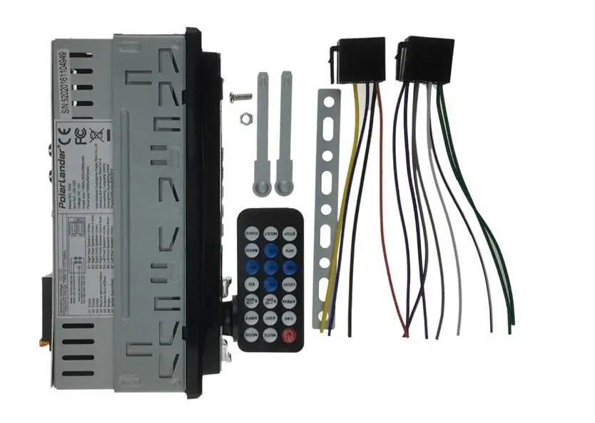 1 DIN 12 в автомобильный стерео fm-радио MP3 аудио плеер встроенный Bluetooth телефон с USB/SD MMC портом Автомобильная электроника в тире