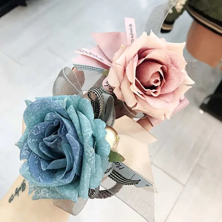 Эластичные ленты для волос с цветочным рисунком|hair accessories for girls|hair accessoriesaccessories girls