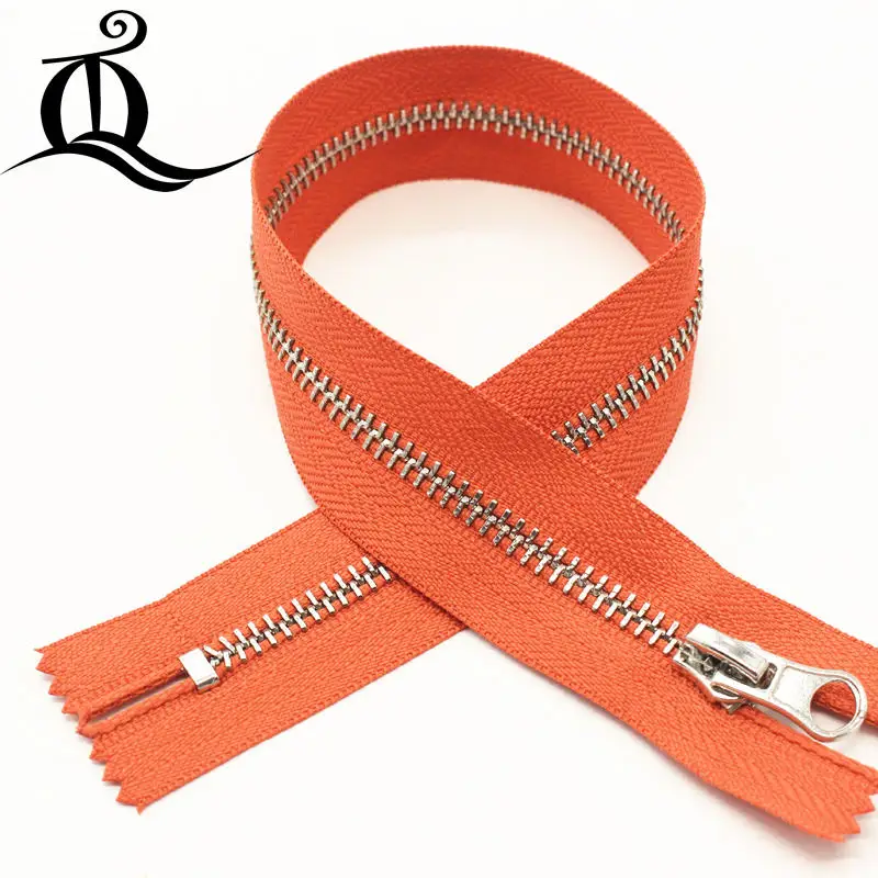 orange Конец-закрытый 5#15-45 см, 5 шт. высокое качество смешанный бренд металлическая молния, DIY аксессуары для одежды, портновские швейные инструменты аксессуары для одежды - Цвет: orange