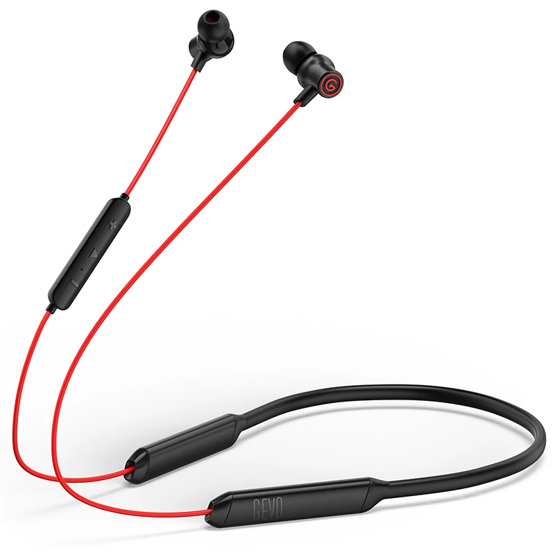 GEVO Bluetooth наушники беспроводные для бега спортивные басы звук телефон с