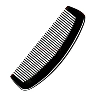 smooth and mellow comb comfort promote hair massage combs full tooth natural black buffalo hairbrush hairdressing supplies sale