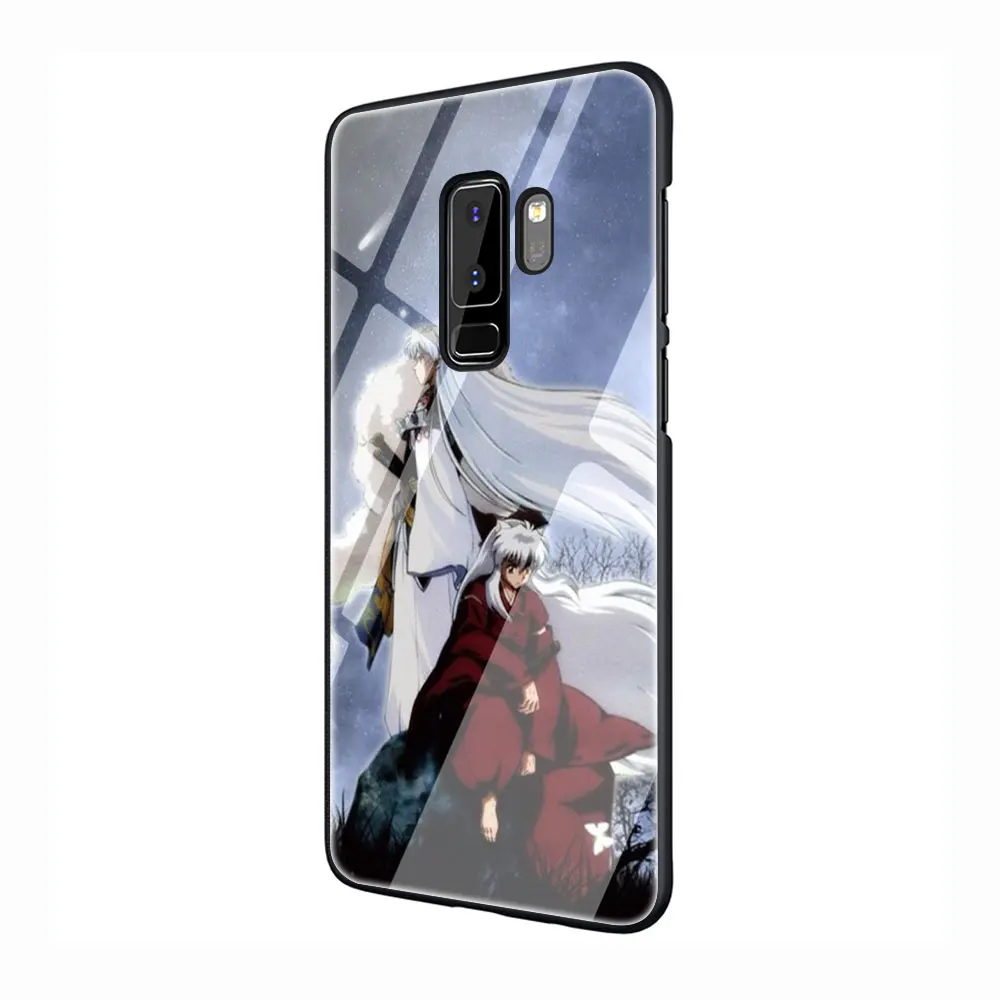 G7 Inuyasha Аниме закаленное Стекло Телефон чехол для Galaxy S7 edge S8 9 10 Plus, Note 8, 9, 10, A10 20 30 40 50 60 70 - Цвет: G7