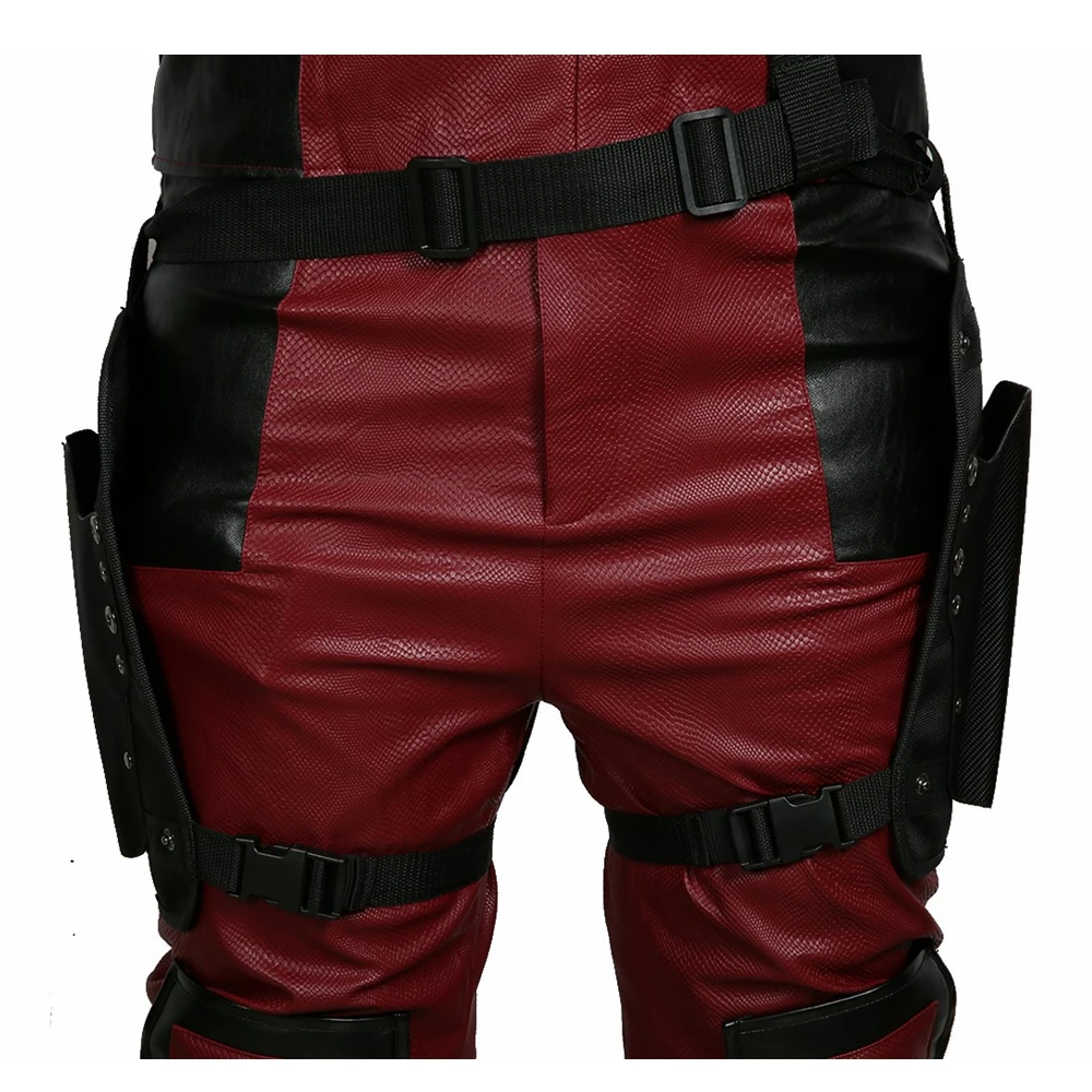 Coslive Дэдпул 2 косплэй Фирменная Новинка ремень и Тактический ног сумка карманы