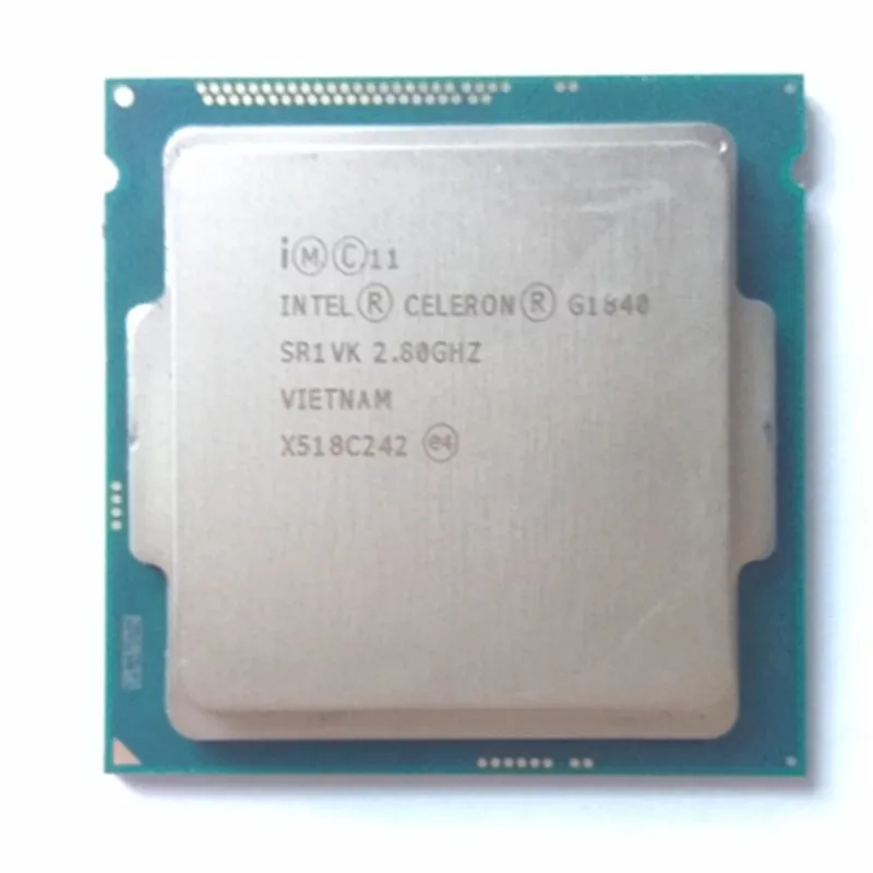 Процессор Intel G1840 LGA1150 для ПК двухъядерный процессор объем кэш памяти 2 Мб TPD 53 Вт|cpu