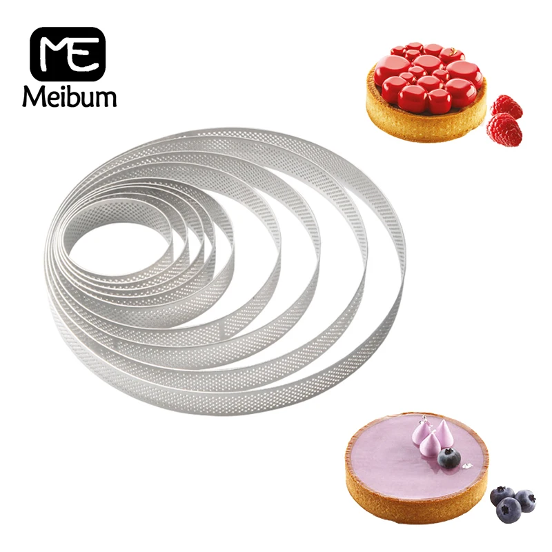 Meibum различные круглые из нержавеющей стали Tart кольцо французский сырный мусс