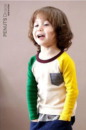 Модные футболки с длинными рукавами из 100% хлопка для мальчиков и девочек