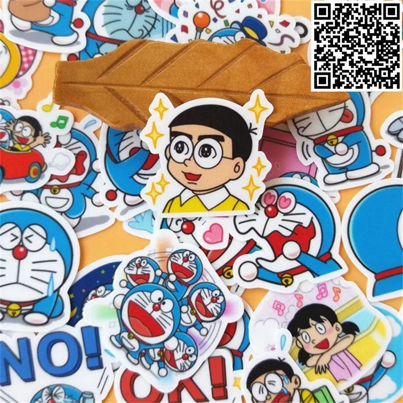 39 шт. Doraemon наклейка для багажа Скейтборд телефон ноутбук мото велосипед настенная гитара/Eason наклейка s/DIY Скрапбукинг