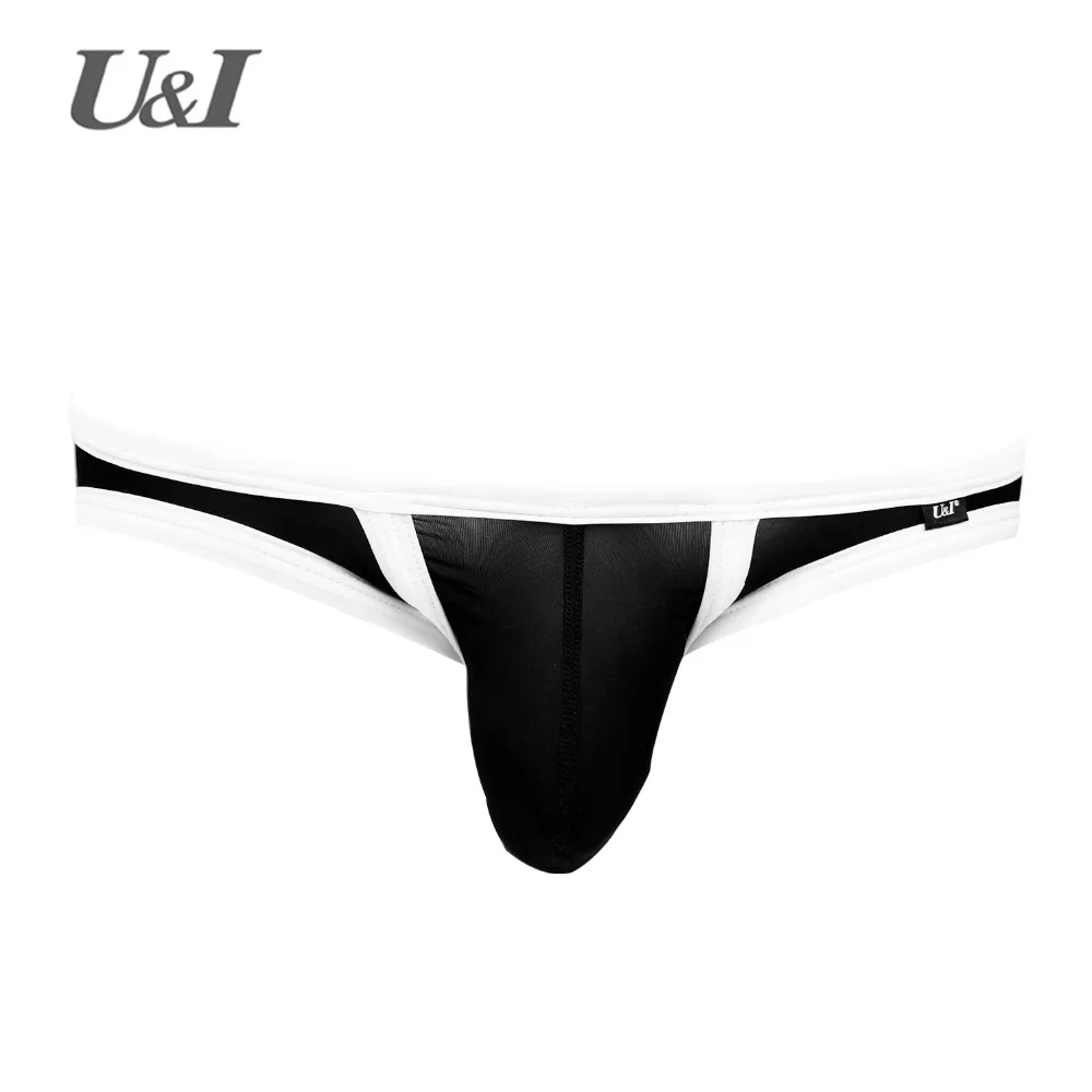 Сексуальное нижнее белье U & I для мужчин тонкие прозрачные нейлоновые трусы