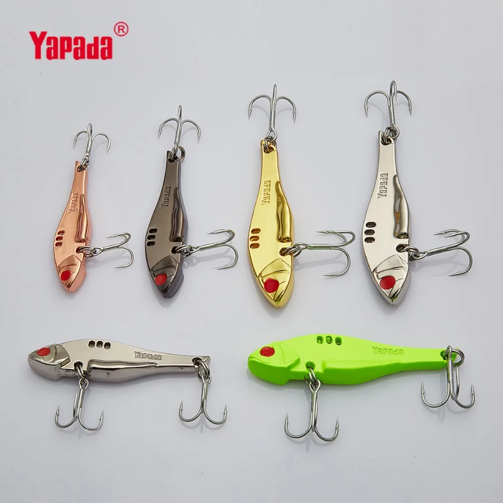 YAPADA VIB 307 длинный нож 10 г/15 г/20 г/25 г тройной крючок 50 мм/57 мм/65 мм/68 мм Металлические