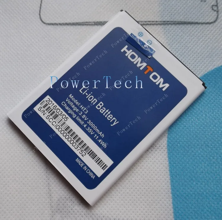 

Homtom HT3 аккумулятор новый оригинальный 5 дюймов Homtom HT3 Pro аккумулятор для мобильного телефона 3000 мАч