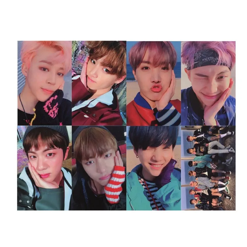 KPOP Bangtan Boys WINGS TOUR Сеульский концертный альбом Фотокарта K-POP самодельные бумажные карты автограф Фотокарта XK432