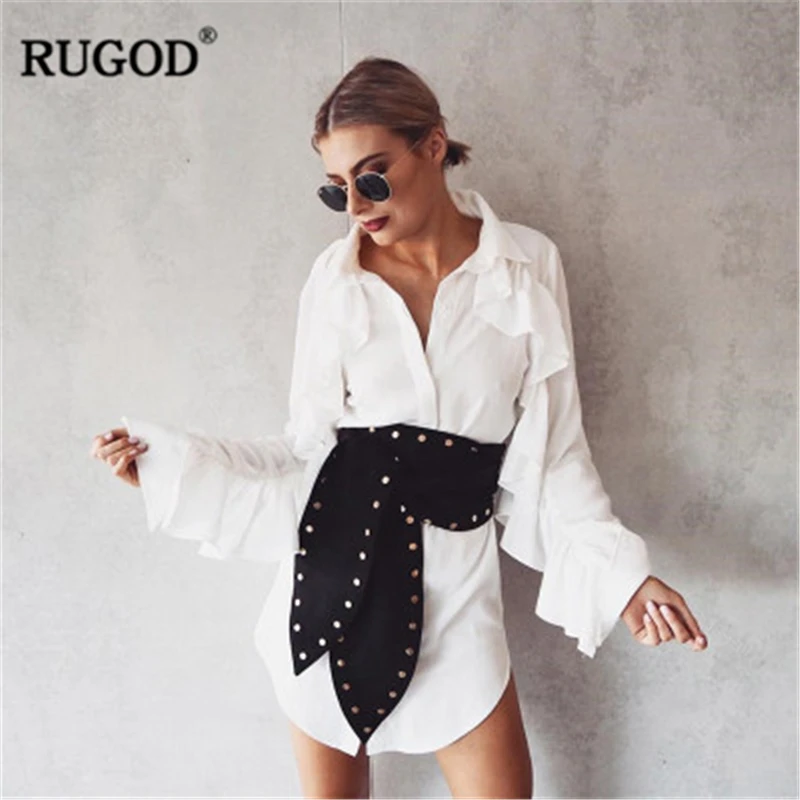 Новинка 2018 пикантные укороченные топы RUGOD с открытыми плечами женская модная