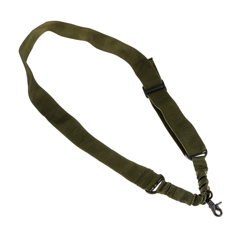Tactical Single Point Bungee Sling Army Rifle Strap Combat Airsoft Weapon Gun Accessories | Спорт и развлечения