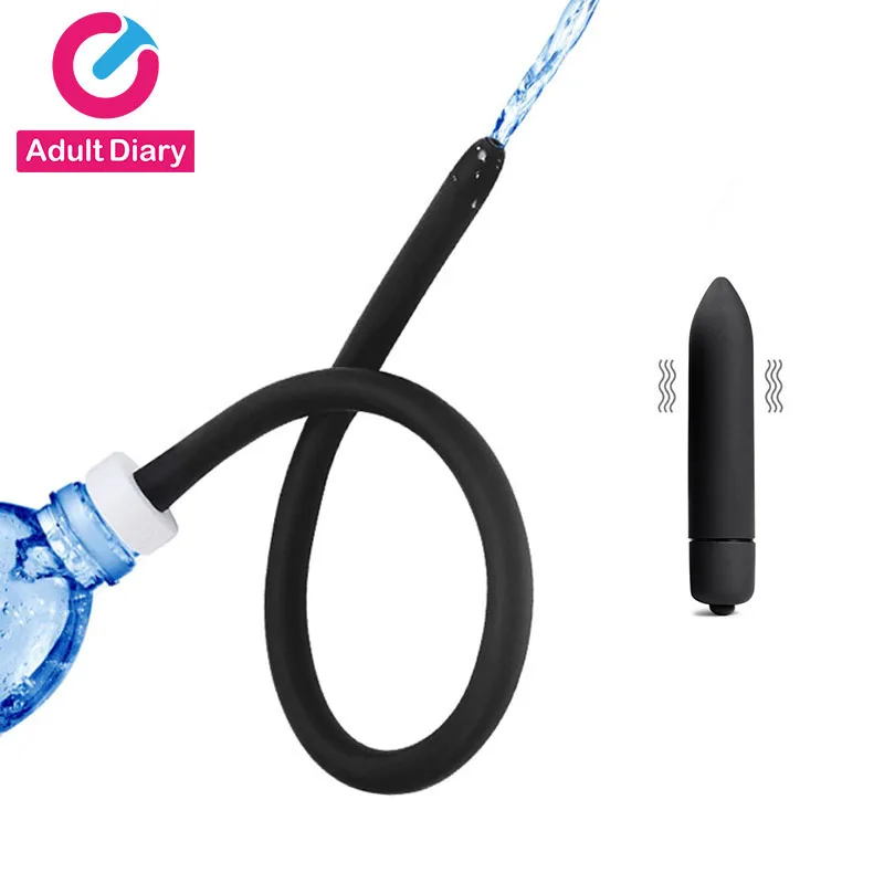 Anal Cleansing Enema Vibrators Rubber Tube for Vaginal Washing Douche Cleaner Bottle Vibrator Sex Toy |