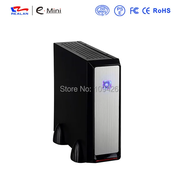 Realan 3019 Mini ITX стоечный сервер с 120 Вт Питание Модуль и 12 В 5A адаптер secc Сталь