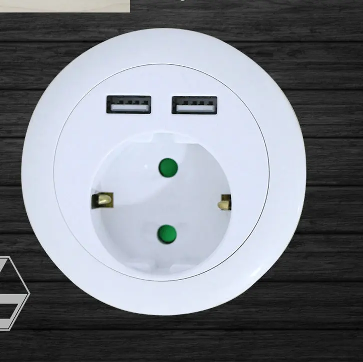 Горячая Распродажа Смарт 2.1A USB настенная розетка для США/ЕС/Великобритании